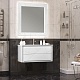Opadiris Зеркало для ванной Луиджи 100 белое матовое – картинка-7